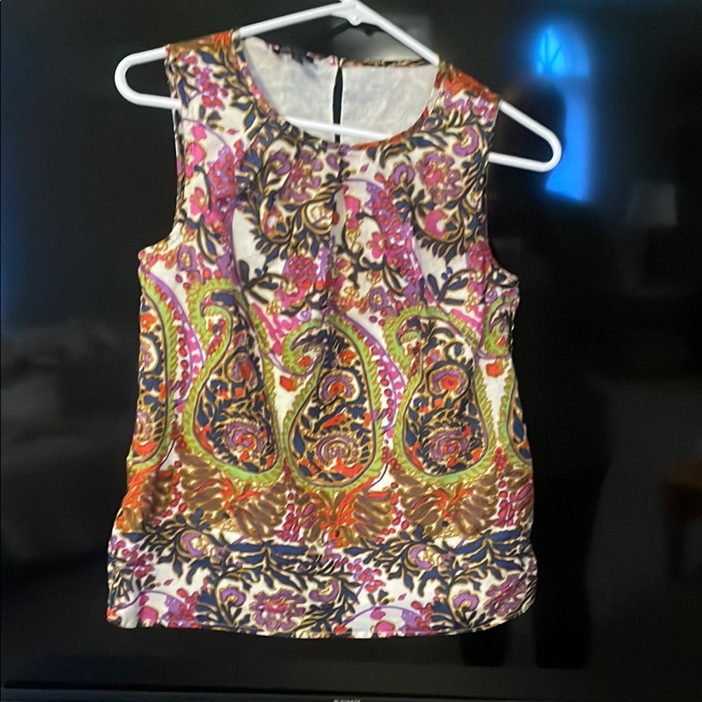 Talbots Sleeveless lined Blouse size 4 petite